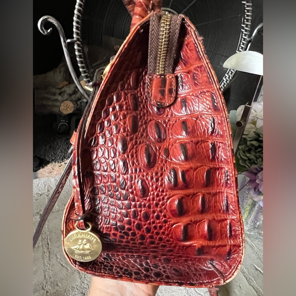 Brahmin Anywhere Convertible Handbag - Pecan Melbourne - Picture 5 of 12